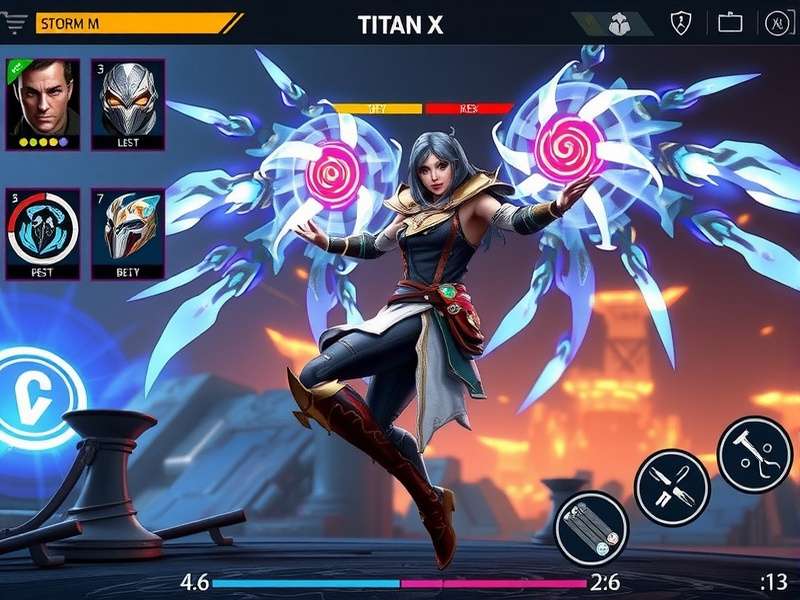 Storm Titan X character customization options